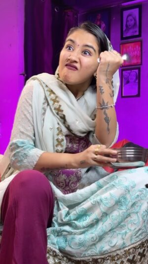 Vishaka Panwar Instagram - Yeh video apne papa ko bejhdo😂👇🏻
#jaatni #reelitfeelit #explorepage