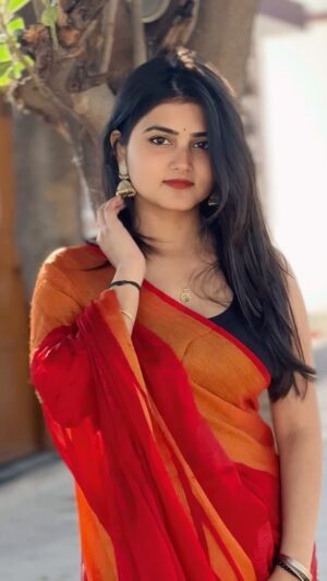 Vishali Instagram - Dil ke chain🧡
#explore #instagram #instagood #trending #explorepage #reels #reelitfeelit