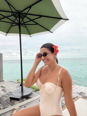 Vivian Ossa Instagram - Perfect day at coco cay 🥥🌴 @royalcaribbean @royalcaribbeanlatam #StaroftheSeas #RoyalPartner #FirstLook