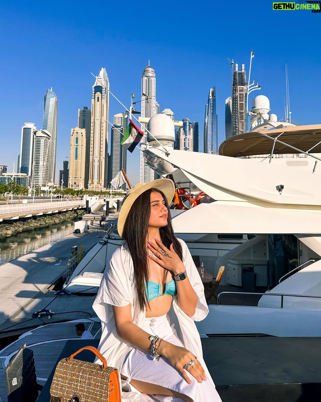 Vrushali Vachhiyat - 19.6K Likes - The Yacht Party that turned out unexpectedly pretty insaneee❤️✨🫶🏻 
.
.
.
#whenindubai #dubai #dubailife #vrunicorns #travelgram #travellife #travelblogger #instatravel #yachtlife #yachtparty