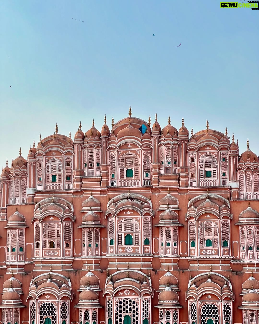 Vrushali Vachhiyat - 15.7K Likes - Postcards from Jaipur 🦚🌷
.
#travelgram #vrunicorns #jaipur #hawamahal #jalmahal #travellife #jaipurdiaries #jaipurcity #rajasthan