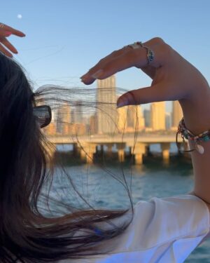 Vrushali Vachhiyat Instagram - The Yacht Party that turned out unexpectedly pretty insaneee❤️✨🫶🏻
.
.
.
#whenindubai #dubai #dubailife #vrunicorns #travelgram #travellife #travelblogger #instatravel #yachtlife #yachtparty