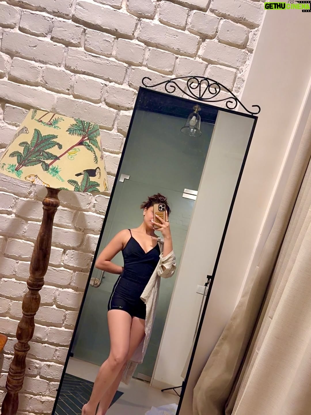 Vrushali Vachhiyat - 8.3K Likes - Snippets from my recent flawless weekend escape ✨👙🪞🏡
.
📍: Ikigai, @saffronstays @saffronstayswithyou 
.
.
(Weekend, weekend trip, weekend getaway, villa, view, weekend villa, saffronstays, igatpuri, nashik, hill view, monsoon feels, infinity pool, aesthetic villa, holiday villa)