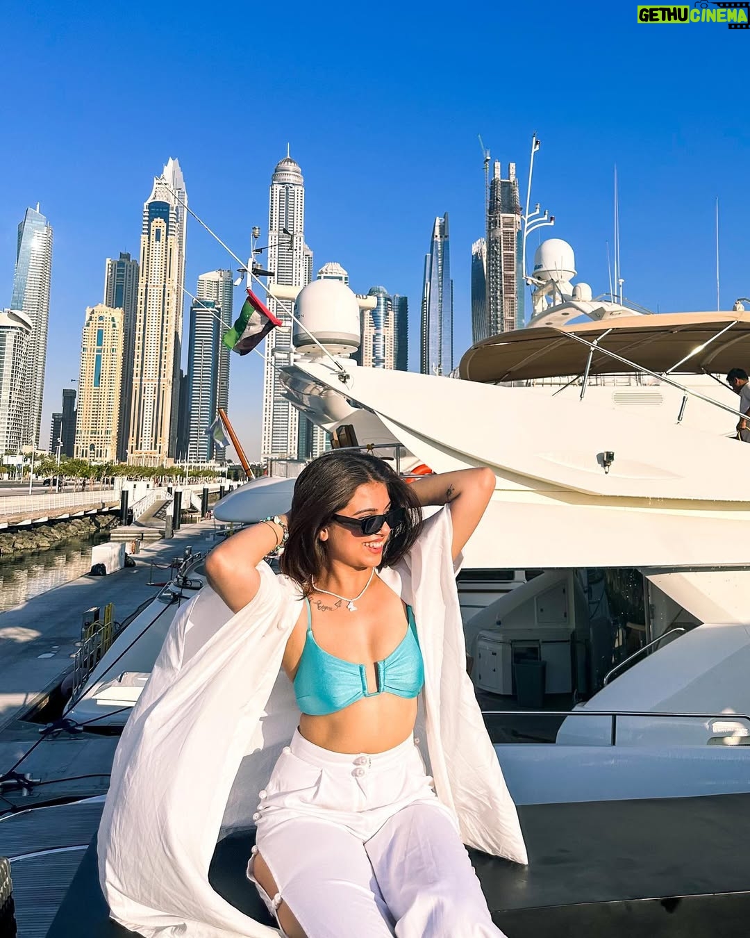 Vrushali Vachhiyat - 19.6K Likes - The Yacht Party that turned out unexpectedly pretty insaneee❤️✨🫶🏻 
.
.
.
#whenindubai #dubai #dubailife #vrunicorns #travelgram #travellife #travelblogger #instatravel #yachtlife #yachtparty