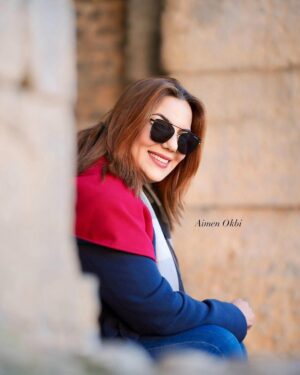 Wahida Dridi Instagram - إطلالة رائعة للممثلة وحيدة الدريدي فى جولة إبداعية بمدينة زغوان 🇹🇳 ❤️🤍✅
Credit: Aimen Okbi