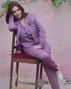 Wahida Dridi Instagram - Shooting by @ziedjaziriphotographe 
Makeup by @melikanourddine 
Habillée par @l_homme_by_gheith_lfkih 
Lieu @cinevog