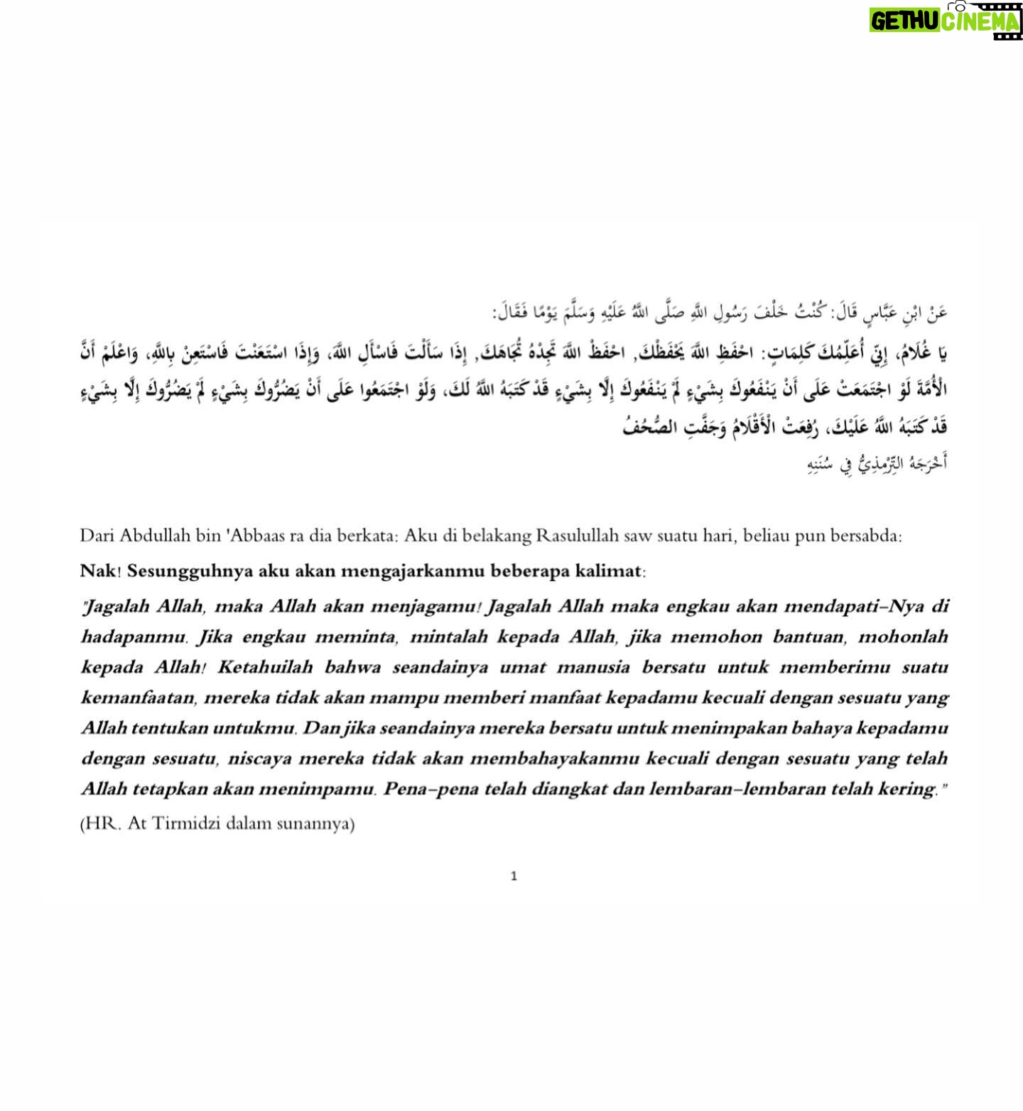 Wirda Mansur - 83K Likes - Buat yang lagi merasa jaaaauh sama Allah,
Apa yang menghalangi kita dari Dia?
Padahal jarak kita denganNya hanya sejauh sujud..

ihfadzillaha yahfadzka
— jagalah Allah, maka Allah akan menjagamu —

(memory in Abu Dhabi)