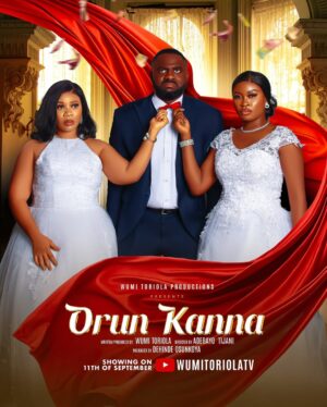 Wumi Toriola Instagram - Two lives, two parallel paths, two paths forged in opposition, a lifetime conflict and a hidden truth.

Rivalry becomes obsession, and hostility turns deadly, the question remains: 
What secret lie beyond the battlefield? The line between enemy and kin blur. 

Wumitoriolatv is gearing up for another unforgettable ride, and this time, it’s bigger and bolder than ever! Get ready for ORUN KANNA, an electrifying experience that will keep you on the edge of your seat. This Thursday, September 11, 2025, witness the magic unfold exclusively on Wumitoriolatv.

Produced @wumitoriola 
Packaged @oladehindedop1 
Directed by @adebayotijani