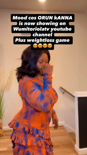 Wumi Toriola Instagram - ORUNkANNA is now showing on Wumitoriola tv 

I will be at the comment section interacting with you all my lovers…

Catch me there now