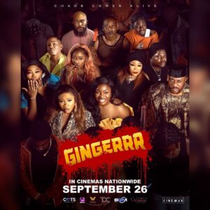 Wumi Toriola Instagram - FamBam!! I am out for the Gingerrr ladies @bolajiogunmola @iambisola @kie_kie__ @wumitoriola tomorrow as the premiere host! Excited as always to host! Gingerrr is out September 26th! Will you be watching??