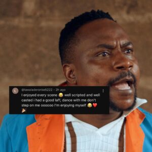 Wumi Toriola Instagram - WAKE-UP CALL🔥🔥

The reviews on ORUN KANNA are incredible ❤️❤️❤️ Don’t tell me you’re still sleeping on this masterpiece….. It’s time to wake up and experience the magic yourself. 

The buzz is real and you don’t want to be left behind, believe me😀😀😀

Rush to @wumitoriolatv now and join the thousands of people who have already fallen in love with ORUN KANNA.