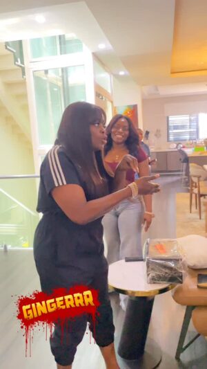 Wumi Toriola Instagram - The Box Office Queen Aunty Funke @funkejenifaakindele is ready for the Premiere of #Gingerrr . Are you Gingerrred for Gingerrr ?