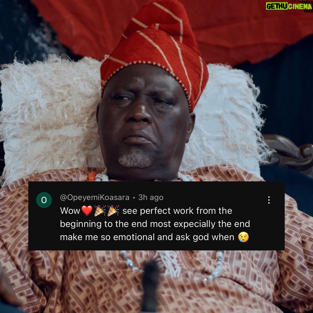 Wumi Toriola - 4.2K Likes - WAKE-UP CALL🔥🔥

The reviews on ORUN KANNA are incredible ❤️❤️❤️ Don’t tell me you’re still sleeping on this masterpiece….. It’s time to wake up and experience the magic yourself. 

The buzz is real and you don’t want to be left behind, believe me😀😀😀

Rush to @wumitoriolatv now and join the thousands of people who have already fallen in love with ORUN KANNA.
