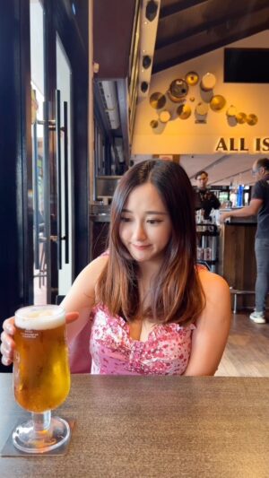 Yang Bao Bei Instagram - Where is my beer ? I don’t want water 🥲