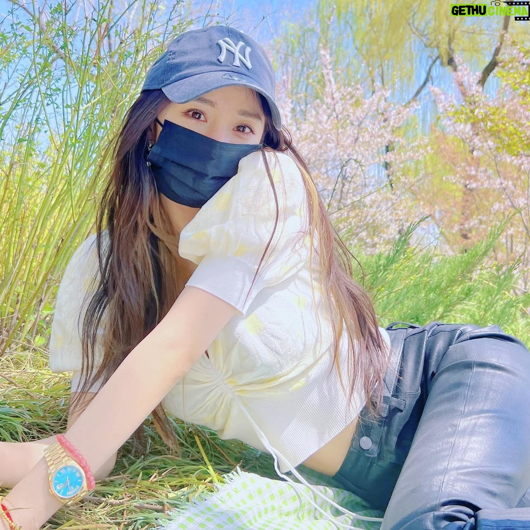 Yang Mi - 101K Likes - 春天的花花～