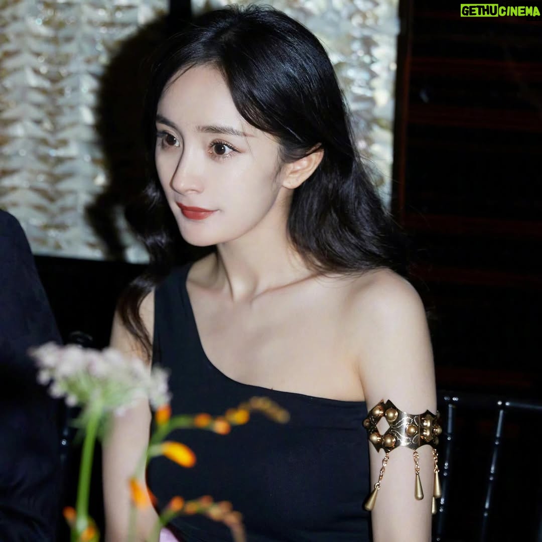 Yang Mi - 106.6K Likes - 值得回味的一天～和很多好朋友相见，快乐开心幸福@etro