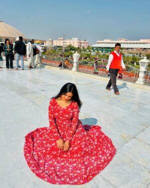 Yashika Sharma Instagram - Radhe radhe🪈🦚♥️ #yashuh