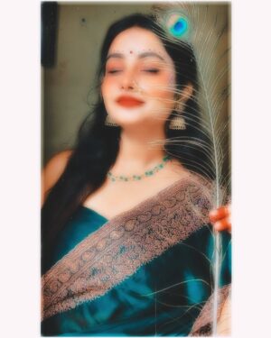Yashika Sharma Instagram - राधे🦚
.
.
.
.
.
.
.
#reel #reelitfeelit #reelkrofeelkro #reelinstagram #post #feed #discovery #yashuh #viral #instagram #funny