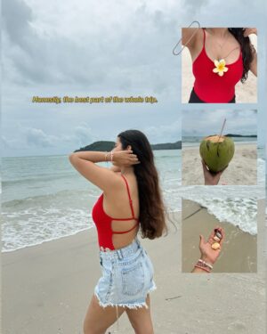 Yashita Rai Instagram - Salty hair , sandy toes and a heart full of joy 🐚🌊☀️🏝️🧴👒🌻 beach day therapy 🥹🩵
.
.
.
.
.
.
.
.
.
[ Beach Photodump , Beach Day , Ocean #explore #fyp #beach #beachday #beachlovers #waterbaby #pinterest #pinterstinspired #cute #vacation #langkawi #wishlinked ]