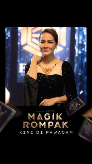 Yasmin Hani Instagram - Ini dia pemilik sebenar hati kesuma. Jangan main-main, Puan Sri Rubiah bukan biasa-biasa. Classy, savvy, dan memang the real boss lady! 💁‍♀️💼💎

Korang dah jumpa Puan Sri ke belum? Kalau belum jom beli tiket dan layan Magik Rompak di pawagam sekarang!

#MagikRompak #GSCMovies

@zul_ariffin @sharnaazahmad @ameliath @nadhirnasar_