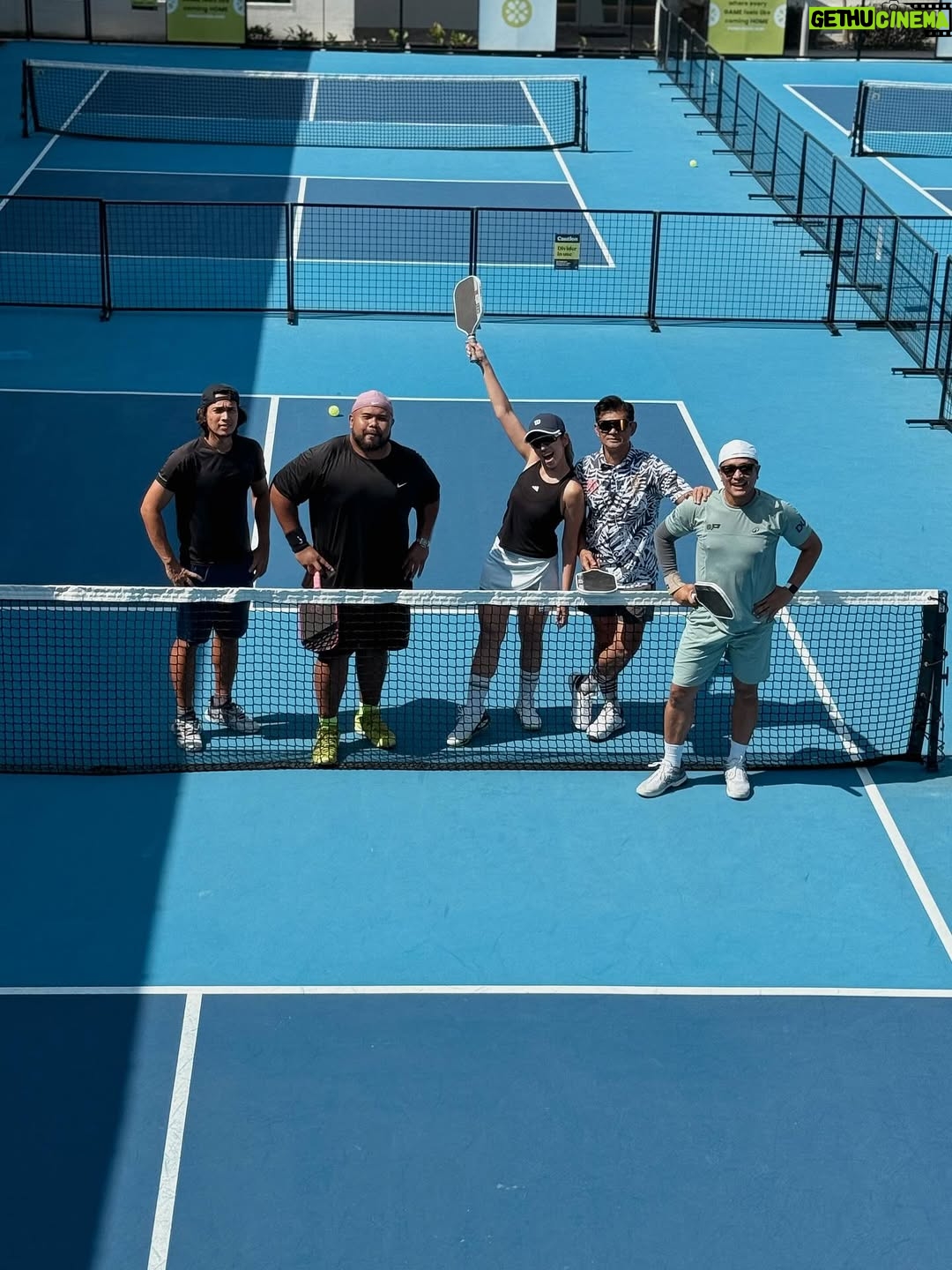Yasmin Hani - 463 Likes - Started off thinking we’d have a full house, but only six of us showed up… and honestly, it turned out perfect. One court, great rallies—some intense, some just pure laughter. What a beautiful day to play. 🌸
#Pickleball
#HaniPickles
#BeautifulDay 
#PickleWithHani