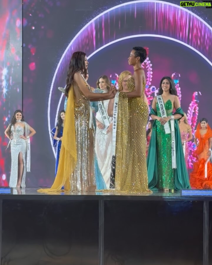 Yasmine El Khateib - 11.2K Likes - Honored and delighted to join the jury of Miss Eco International for the third time, this year, in my favorite city.. Alexandria!
Wishing all the success to the crowned queen -Miss Philippines 🇵🇭👑 Alexie Caimoso- on her future steps.

Haute couture @ahmedabdullah_official 💛