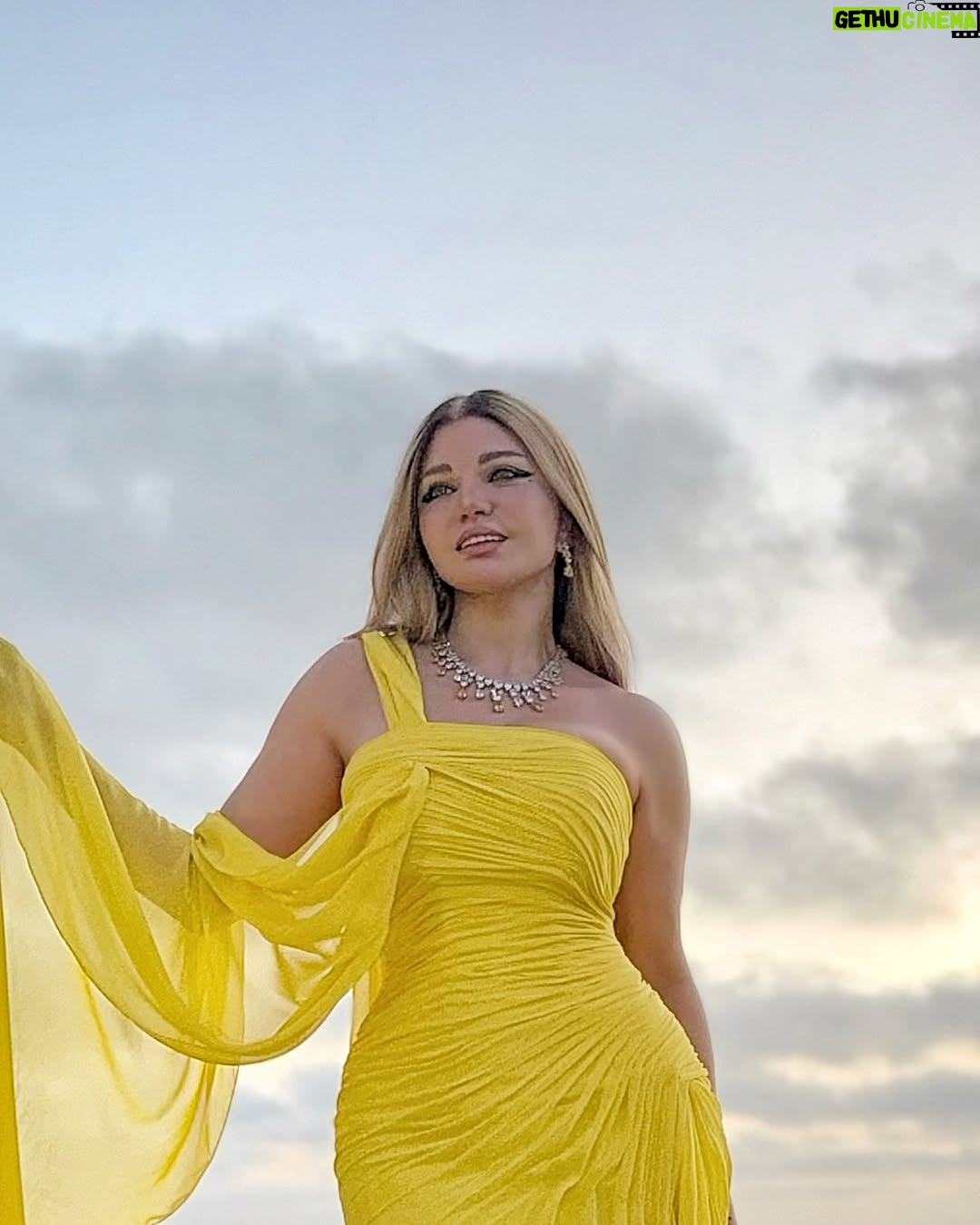 Yasmine El Khateib - 11.2K Likes - Honored and delighted to join the jury of Miss Eco International for the third time, this year, in my favorite city.. Alexandria!
Wishing all the success to the crowned queen -Miss Philippines 🇵🇭👑 Alexie Caimoso- on her future steps.

Haute couture @ahmedabdullah_official 💛