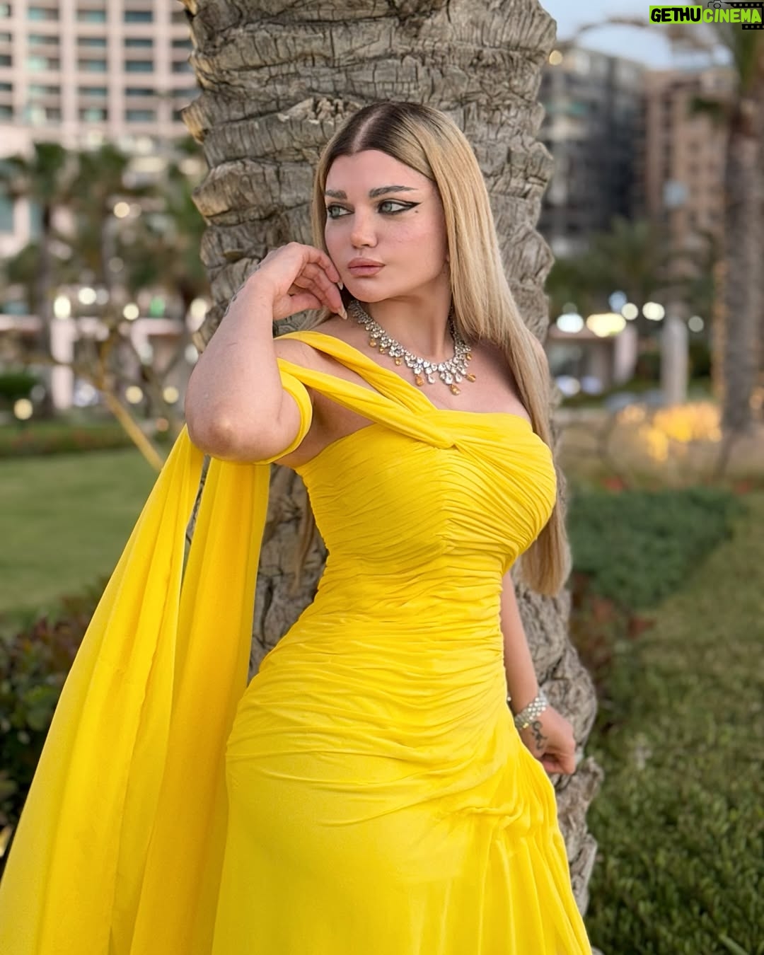 Yasmine El Khateib - 11.2K Likes - Honored and delighted to join the jury of Miss Eco International for the third time, this year, in my favorite city.. Alexandria!
Wishing all the success to the crowned queen -Miss Philippines 🇵🇭👑 Alexie Caimoso- on her future steps.

Haute couture @ahmedabdullah_official 💛