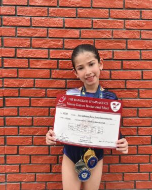Yasmine Wildblood Instagram - Went to Bangkok this month to take Sera to her 2nd gymnastics competition overseas. She brought home 2 gold medals and 2 silvers 🥇🥈Watching her perform with such confidence, knowing how nervous she was - made it a real proud mum moment. She pushed through and gave it her all. And seeing her so proud of herself, that was everything. Love you baby girl 💕