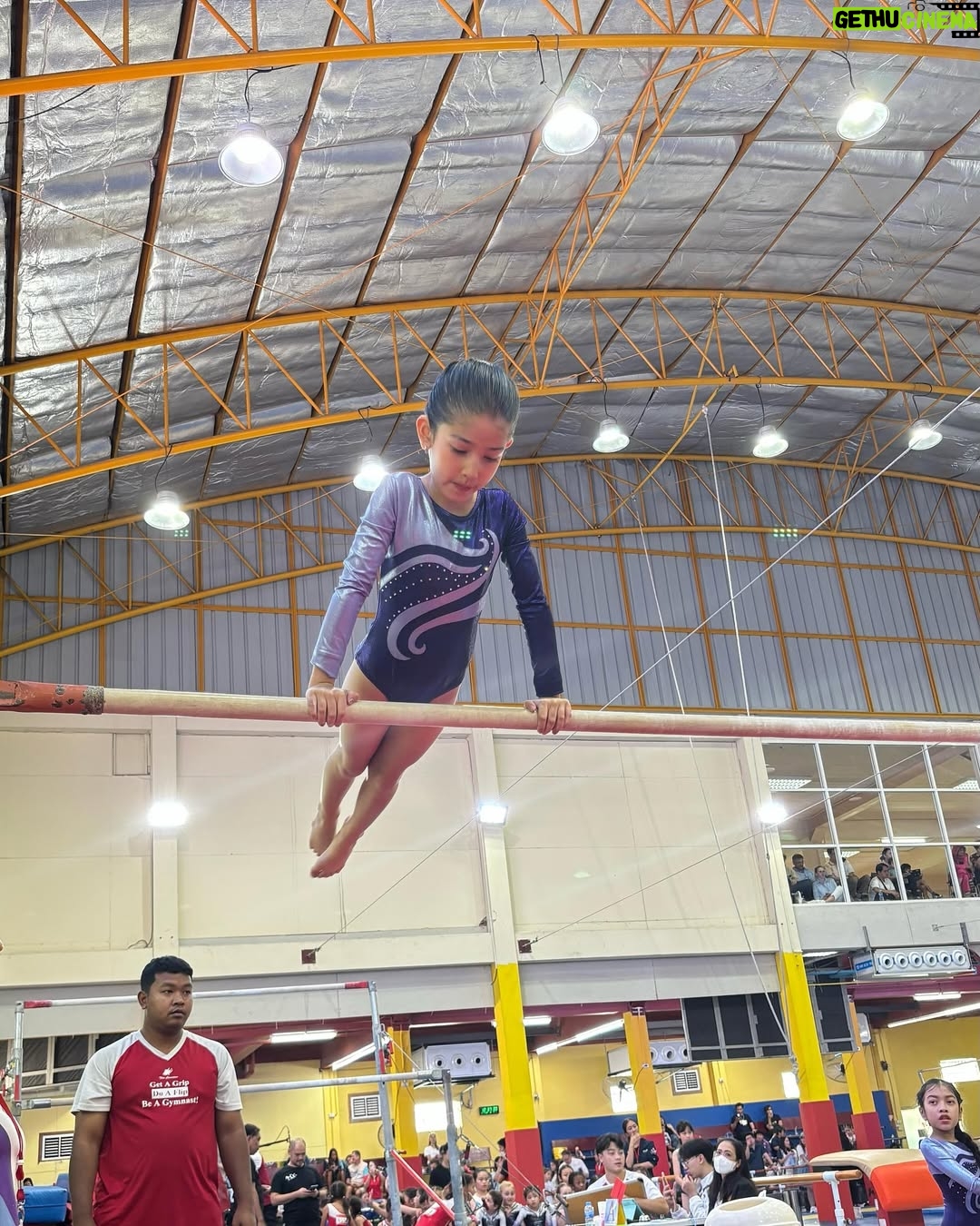 Yasmine Wildblood - 16.8K Likes - Went to Bangkok this month to take Sera to her 2nd gymnastics competition overseas. She brought home 2 gold medals and 2 silvers 🥇🥈Watching her perform with such confidence, knowing how nervous she was - made it a real proud mum moment. She pushed through and gave it her all. And seeing her so proud of herself, that was everything. Love you baby girl 💕
