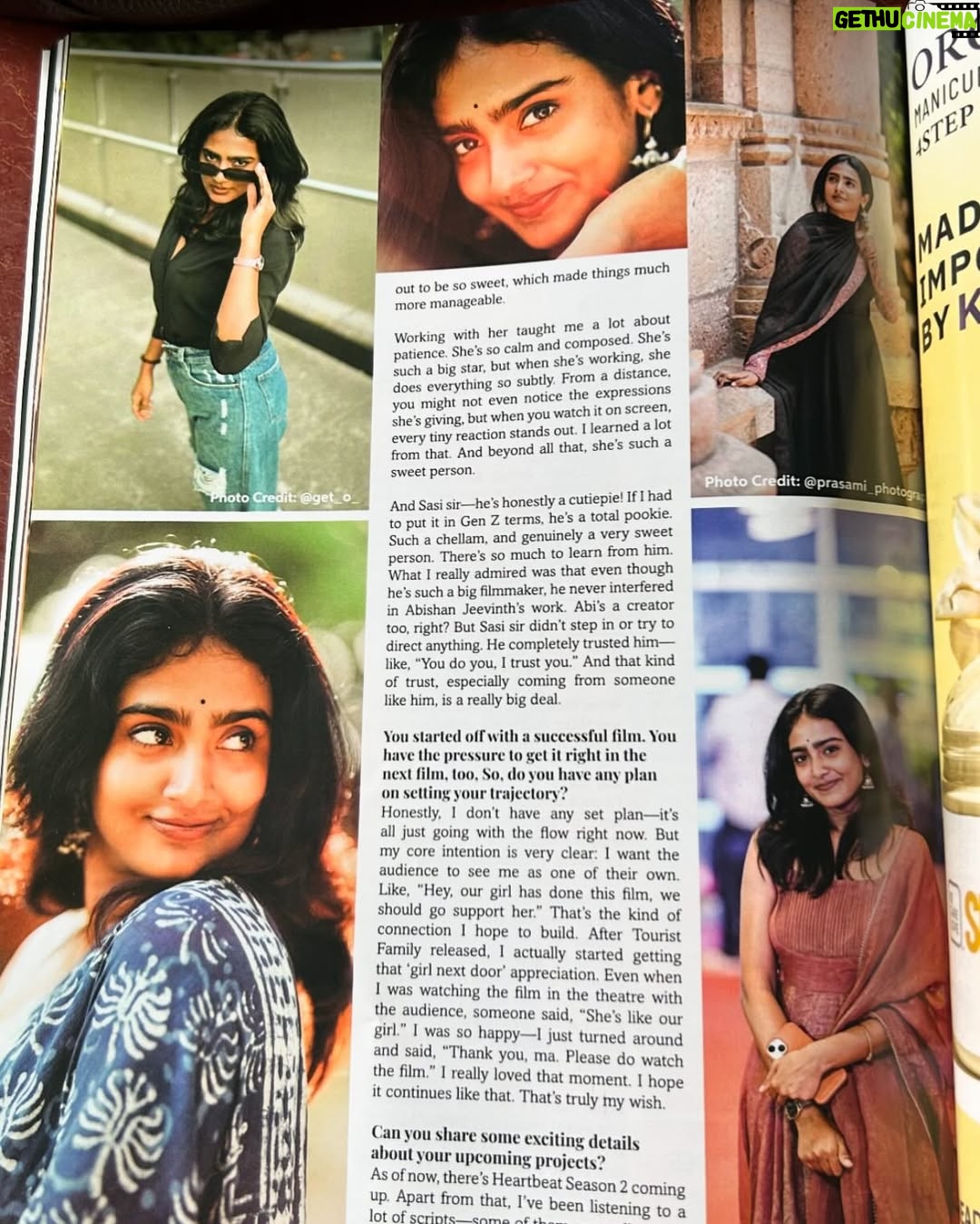 Yogalakshmi - 280.1K Likes - 🧿🙌🏽 feeling so blessed and grateful.! 
 Thank you all for the love and support 🤍 

@provoke_lifestyle 
@rjbarathofficial 
@shahulhameed06 #provokemagazine