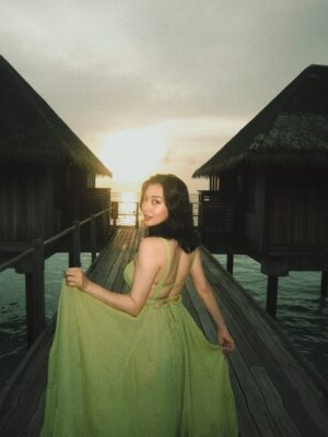 Yu Thandar Tin Instagram - āGolden hour hits different in the Maldives āØā #maldives