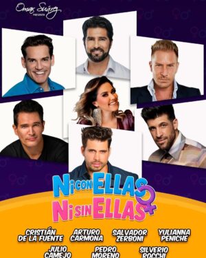 Yuliana Peniche Instagram - 🎭 ¡Gran estreno este 19 de septiembre! 🎭
Prepárate para reír sin parar con “Ni con ellas, ni sin ellas”, una divertida comedia que te atrapará de principio a fin.
✨ Con un elenco de lujo: Cristian de la Fuente, Arturo Carmona, Yuliana Peniche, Pedro Moreno y Silverio Rocchi .
📍 Foro Broadway
Centro teatral Manolo Fábregas
¡No te la puedes perder!