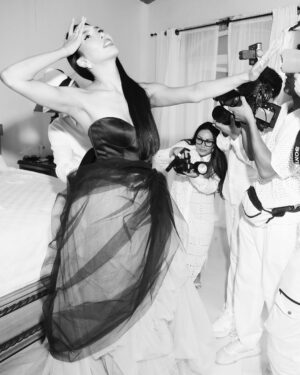 Zarina Yeva Instagram - We are the architects of our own reality. What we dream, we can build—what we feel deeply, we can manifest. I once imagined a wedding by the ocean, wild and full of soul… and the universe met me there.
From being photographed by the one and only Ellen von Unwerth to wearing six unique dresses—each expressing a different facet of my spirit—this day was a symphony of love, intention, and individuality.
Every detail felt written in the stars… a reminder that when we align with who we truly are, life rises up to meet us in the most magical ways.✨💫🤍❤️
Photographer: Ellen Von Unwerth @ellenvonunwerth
Stylist: Mike Adler @stylistmikeadler
Makeup: Petra Dianova @petradmakeup
Hair: Gabriela Medina @gaby_meriv
Wedding Dress: Vera Wang Bride x Pronovias @verawangbride x @pronovias
Dinner Dress: Atelier Pronovias @pronovias
Cake/First dance: Ese Azenabor @eseazenabor
Party dress: Netta Ben Shabu @nettabenshabu.official
Rehearsal Dinner: Custom Michael Costello @michaelcostello
Rehearsal Dinner dress: Pronovias @pronovias
Jewelry: Bee Goddess @beegoddessjewellery
Groom’s tuxedo: Huntsman @huntsmansavilerow
Art designer: Courtney Kibby @courtneykibbydesigns
Wedding planner: Karen Ruezga @playasecretaweddings
Florist: Carmen McKnight @floraamormexico