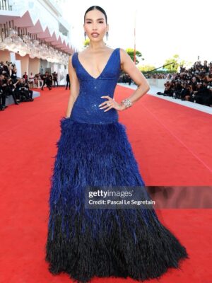 Zarina Yeva Instagram - Venice you are magical💙💙💙 @labiennale
Attending “Father Mother Sister Brother” red carpet during the 82nd Venice Film Festival by Jim Jarmoush starrig Cate Blanchett, Adam Driver.
Special thanks & styled by @marcodl82 @joydisrl
Wearing @ramikadi @ramikadi.art @aariya_diamonds @lesilla
Glam @atamas_hair @atamas_makeup
Photo @danieleventurelliphoto @oksi_official
#venice #venicefilmfestival #zarinayeva