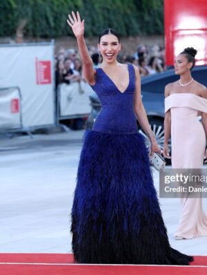 Zarina Yeva Instagram - Venice you are magical💙💙💙 @labiennale
Attending “Father Mother Sister Brother” red carpet during the 82nd Venice Film Festival by Jim Jarmoush starrig Cate Blanchett, Adam Driver.
Special thanks & styled by @marcodl82 @joydisrl
Wearing @ramikadi @ramikadi.art @aariya_diamonds @lesilla
Glam @atamas_hair @atamas_makeup
Photo @danieleventurelliphoto @oksi_official
#venice #venicefilmfestival #zarinayeva