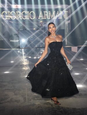 Zarina Yeva Instagram - @giorgioarmani during Venice Film Festival đź–¤
#armani #venice #venicefilmfestival #zarinayeva
