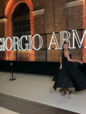 Zarina Yeva Instagram - @giorgioarmani during Venice Film Festival 🖤
#armani #venice #venicefilmfestival #zarinayeva