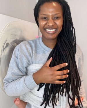 Zenande Mfenyana Instagram - Happy 1st Mother’s Day to me and all the first time mommies ❤️👼🏽