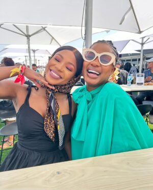 Zenande Mfenyana Instagram - Sundays are for Sisters 🥹♥️🥰