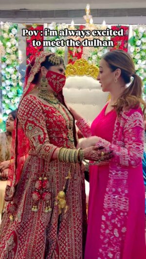 afsha khan Instagram - Mere dost ki pyaari dulhan 👌♥️💯
:
#addykishaadi #wedding #trending #explore #afshakhan