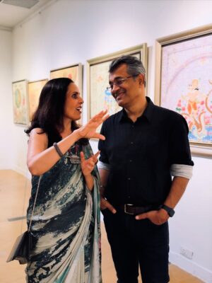 ayesha kapoor Adlakha Instagram - Mom is my muse. Always my muse. Sheās switched careers, studies, paths more times than me and it gives me the strength to keep evolving, committing to new things with the same discipline, allowing other people to be surprised by us, listening to my inner wisdom and finding my joy in every small act and intention. My gosh, when sheās locked in on something, it is a SIGHT!
She picked up a paintbrush after centuries, and within a few months found her work at #IndiaHabitatCentre - what?! So happy I got to be here to witness her first step into the world of art in a formal way. Couldnāt be more proud. So proud that I walked in feeling like a piece of her art itself- afterall, I am hers :)
The show is open for another couple of days. Go have a look. The artists have such wonderful, unique perspectives- so refreshing to see an all womenās show. Going to catch as many as I can!
You can follow momās art journey at @kumudadlakha āØ
#KumudAdlakha #K50K #AstitvaYoga #KumudArt #KumudAdlakhaArt #K50K #Kumud50K #50K #Artist #Mother50K #MotherDaughter #AyeshaAdlakha #WomenArtists #Painter #VJAyesha #IGotItFromMyMama
