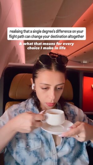 ayesha kapoor Adlakha Instagram - Only truth 💣s on this grid
Grew up hearing dad (@gagantheoldmonk) tell me “change your choices, change your life” and thinking it was a cute bumper sticker. But here I am, nodding in aggressive agreement, plotting my own flight path, year after year and getting to coach others on it too!🙂↕️🤯
#flightpath #makebetterchoices #AyeshaAdlakha