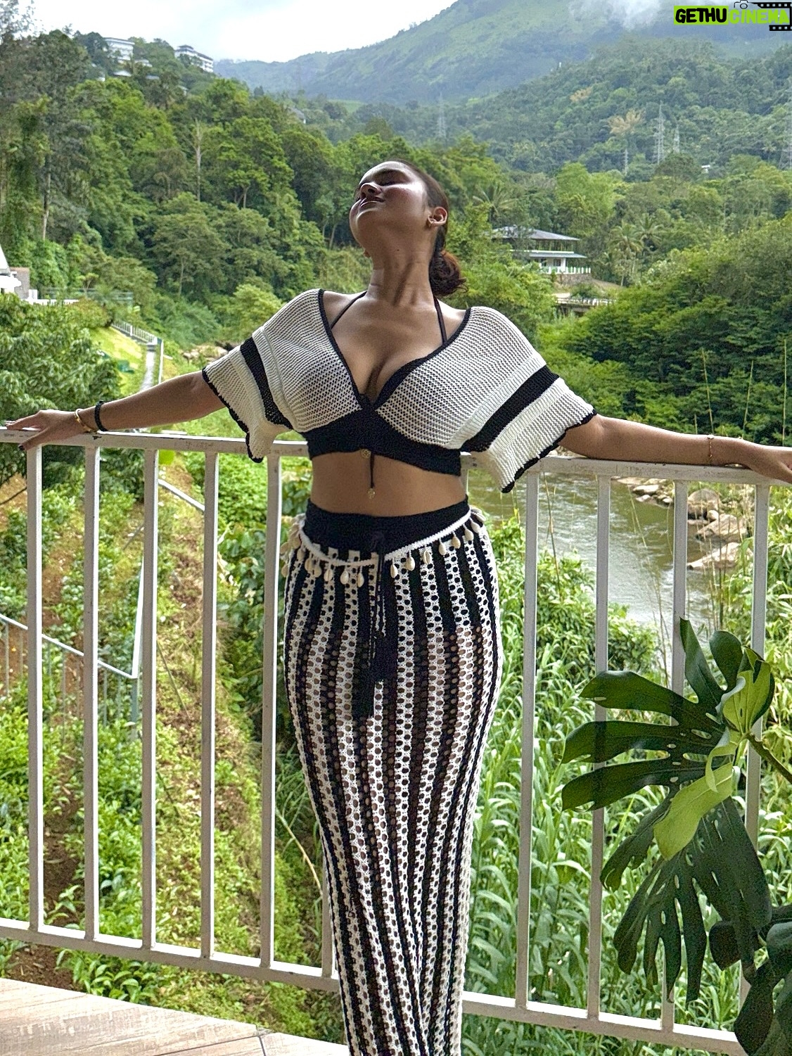 deeksha - 33.7K Likes - She’s not lost in nature, she’s part of it🌱🌴
📍 @edenwoodsresortmunnar 
@nichestays 
Wearing - @a.la.modebyakanksha