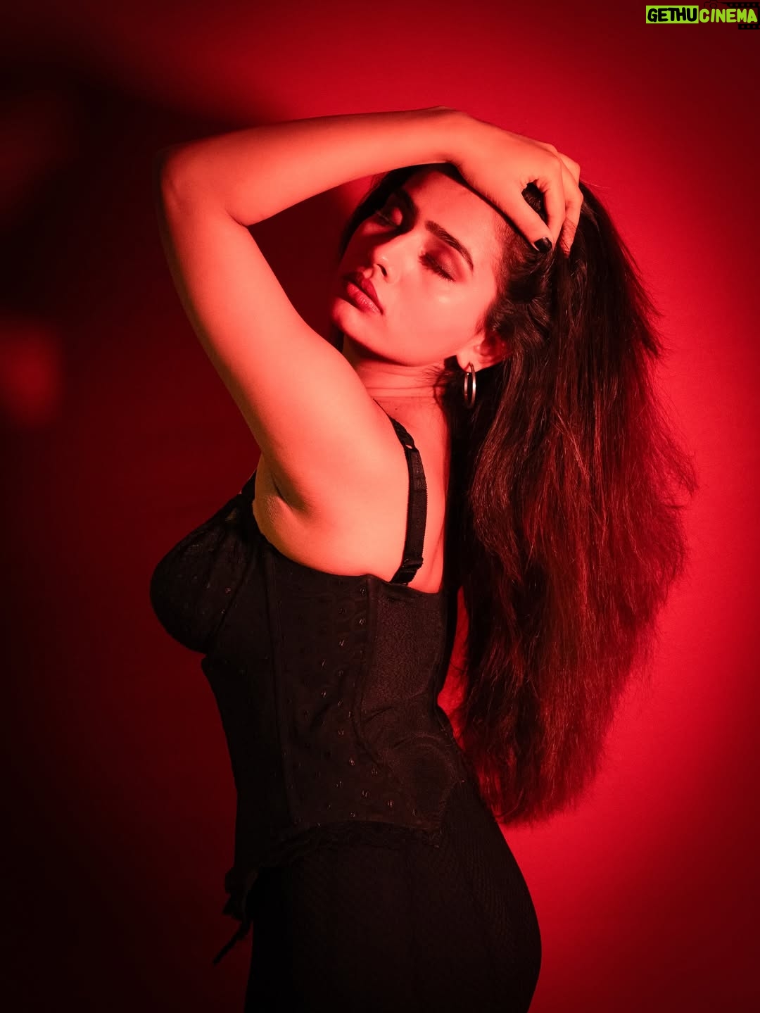 deepaliish - 2.1K Likes - Turned up the heat. 🔥💋
.
.
In Frame @deepaliish 
.
Shot by @shau_b.studio 
.
Mua @relook_by_ayushi 
.
.
.
.
.
#RedAesthetic
#MoodyPortrait
#GlamShoot
#BoldAndBeautiful
#HighFashion
#SensualVibes
#StudioPhotography
#FierceLook
#BlackCorset
#EditorialVibes
#BeautyAndConfidence
#FashionInspiration
#RedBackdrop
#EmpoweredBeauty
#ModernMuse