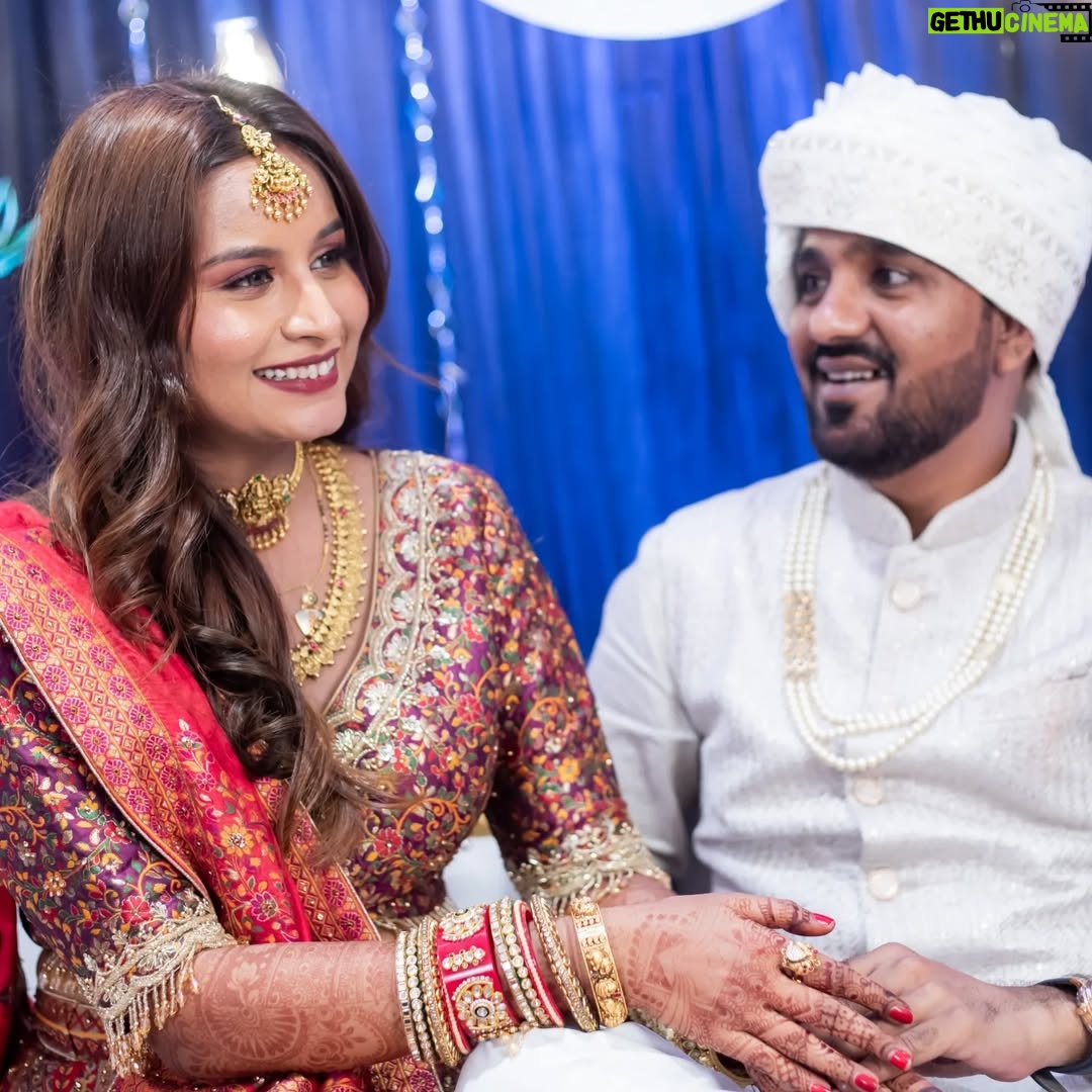 nisha Gupta - 8.9K Likes - Sometimes all you need is only love & understanding ✨️ ❤️ 
I am so happy & blessed to have you as my husband in short of words 🧿❤️ 
To the man who makes every day the best day, your love is the sweetest melody in the soundtrack of my life. Happy to call you my forever."

#couplegoals#happyme#love#peace#reception#weddingphotography