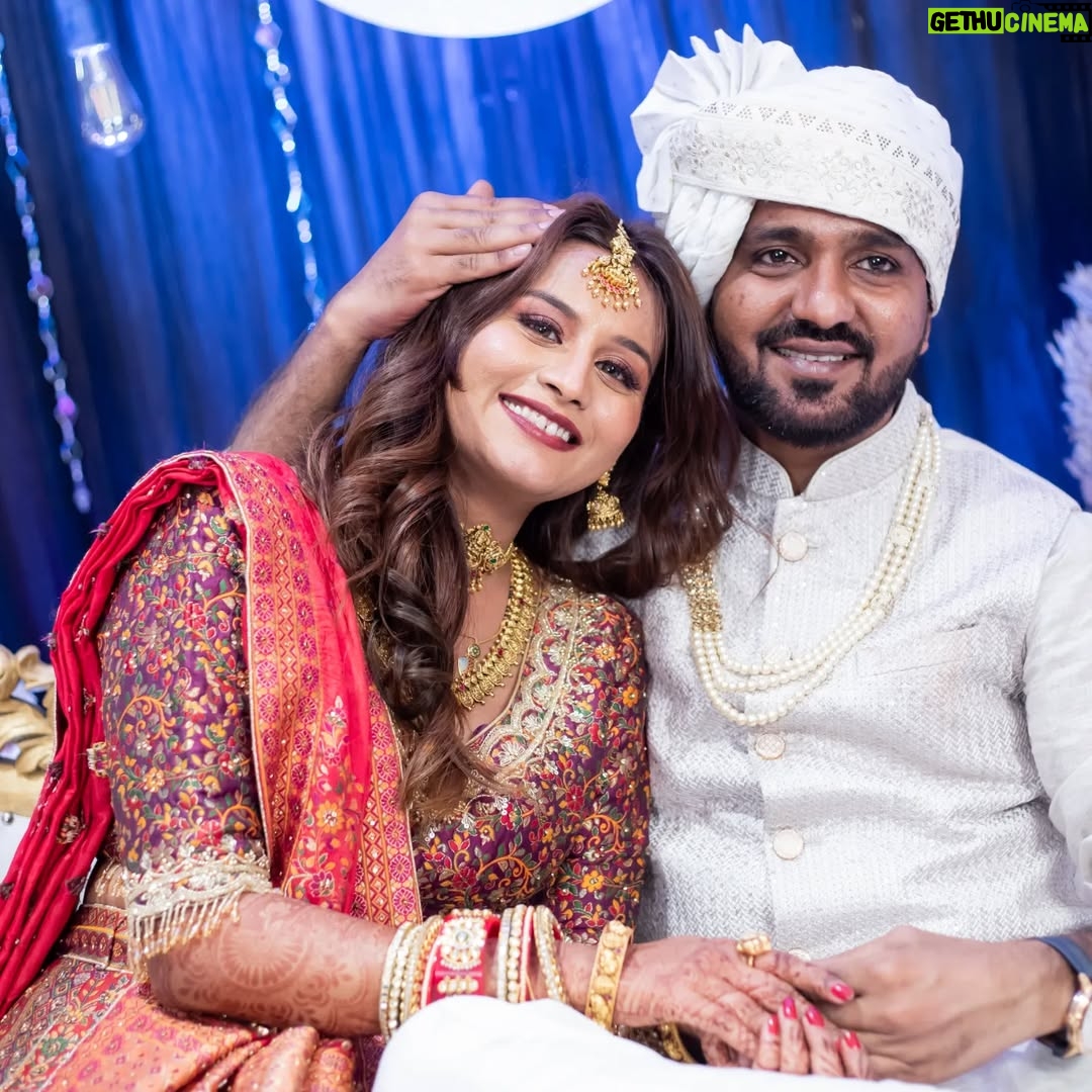 nisha Gupta - 8.9K Likes - Sometimes all you need is only love & understanding ✨️ ❤️ 
I am so happy & blessed to have you as my husband in short of words 🧿❤️ 
To the man who makes every day the best day, your love is the sweetest melody in the soundtrack of my life. Happy to call you my forever."

#couplegoals#happyme#love#peace#reception#weddingphotography