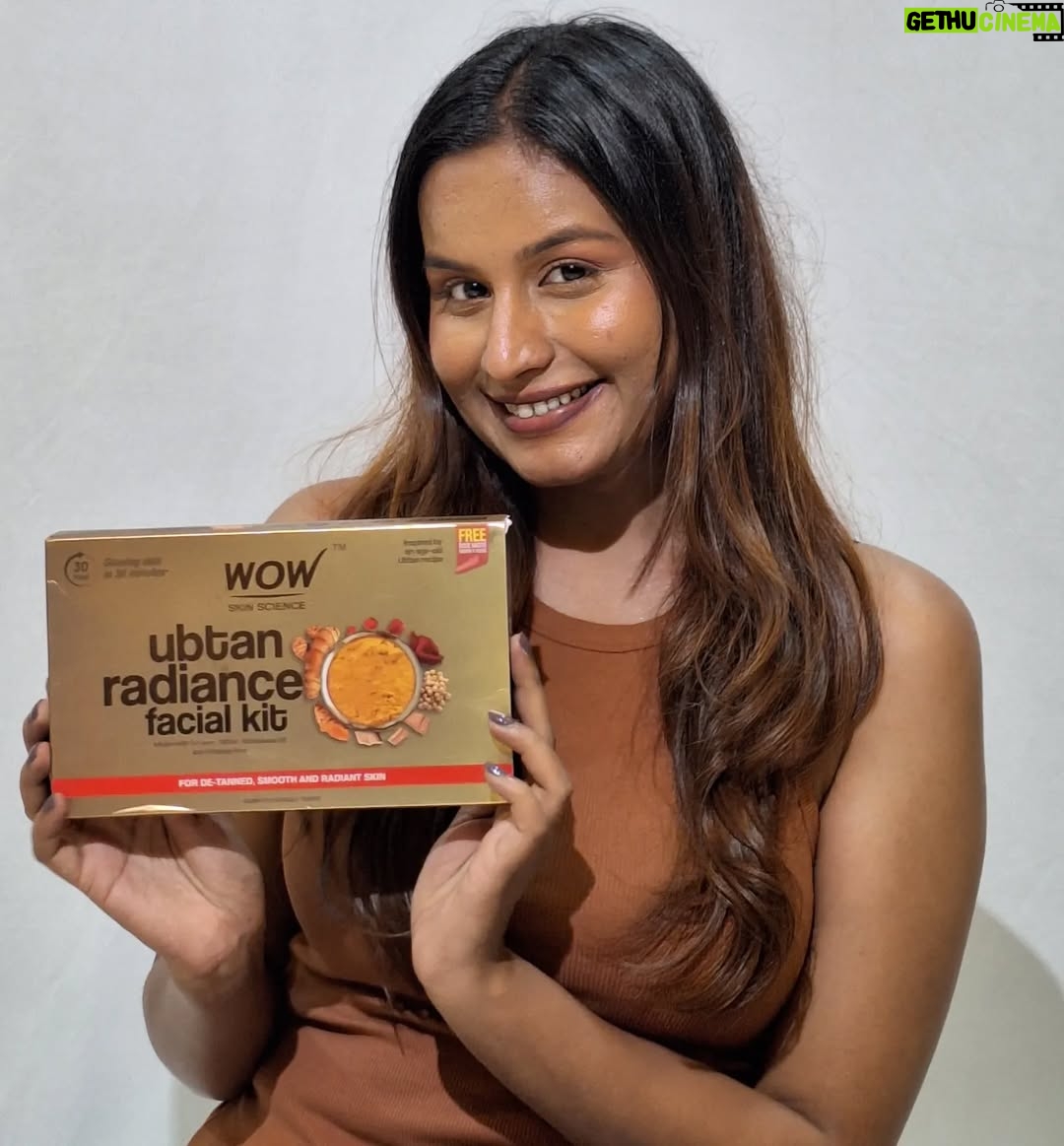 nisha Gupta - 6.5K Likes - #Ad Hey 👋 Are you bored going to salon these days 
I have a solution want a quick facial sitting at home introducing @wowskinscienceindia Ubtan radiant Facial kit all natural & real ingredients like saffron Extract,  sandalwood oil etc best part is you get a rose water free inside thr box ❤️ 
Don't wait just order 😊

#WOWSkinScience #BeWOWNaturally #ubtan#ubtankit#routine #glowroutine #Skincare #skincareroutine #facialkit #facialkits #facialathome#Ad