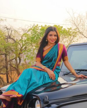 shraddha Gangadhar Pawar Instagram - Marathi mulgi swag always on point.🪞🌻✨
.
.
.
.
Pictures clicked by @_abhi__photography___ 🔥
.
.
.
.
.
.
.
.
.
.
.
.
.
.
.
.
.
.
#shraddhapawar #instagood #instagram #trending #trendingnow #foryou #foryoupage #explorar #explorepage #exploremore #viralpost #viral #saree #marathimulgi #marathilook #viralvideos