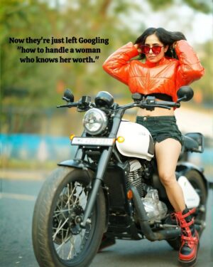 shweta mehta Instagram - A whole generation worked to empower Women but forgot to teach Men to live with 
Empowered Women. 
#TheShwetaMehta #men #women #womenempowerment #mentalhealth #womeninbusiness #bikergirl #inspiring #biker